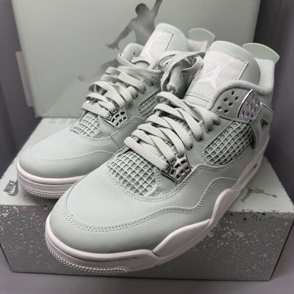 Nike Air Jordan 4 Retro Seafoam Green Women Sz 11/Men Sz 9.5 HV0823-003 New/Box main image 10